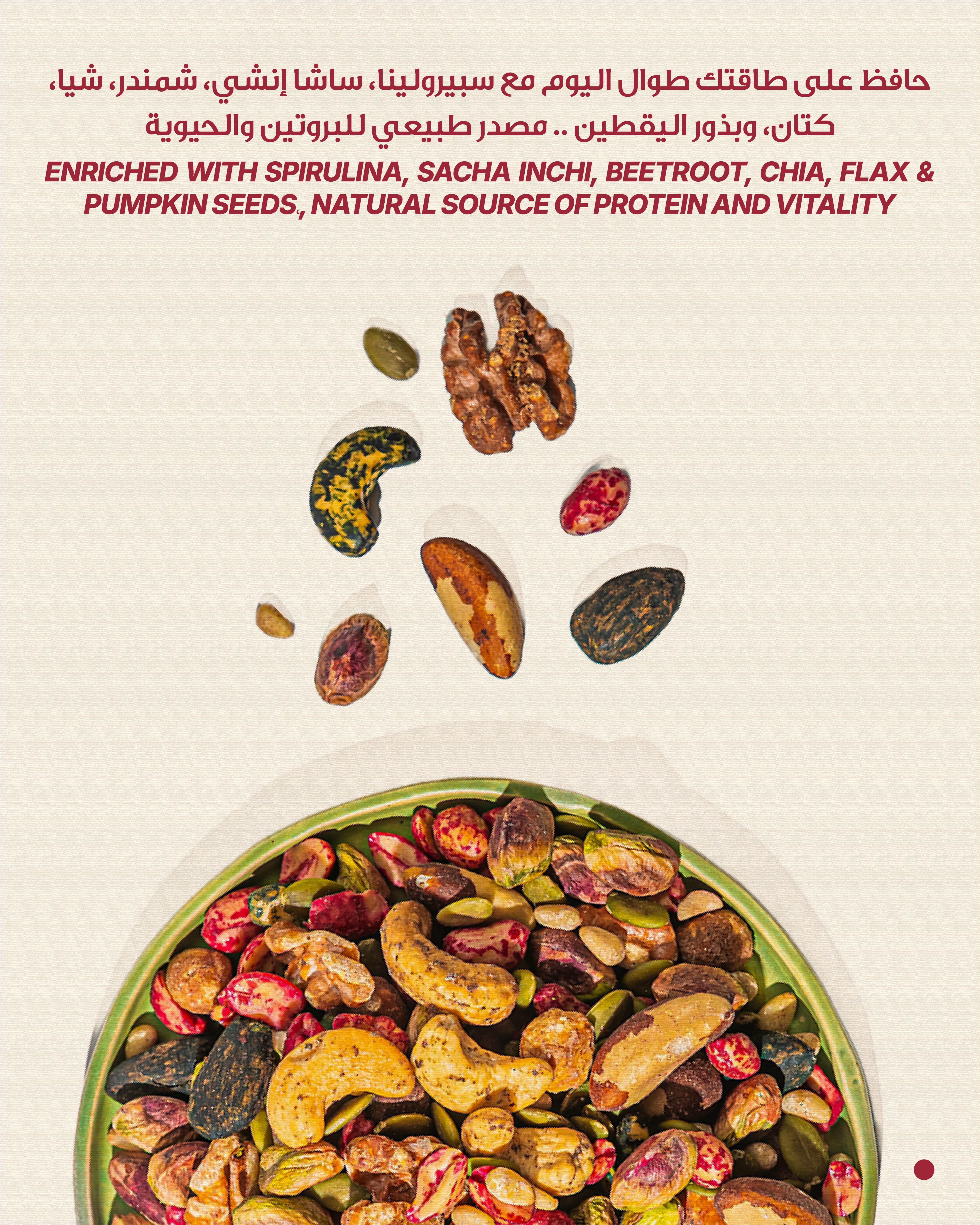 Protein Nuts Mix - 500g - 3