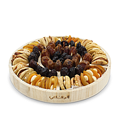 Stuffed Dried Fruits & Dates In Round Tray