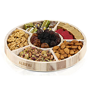 Raw Nuts & Mix Sweets Round Tray