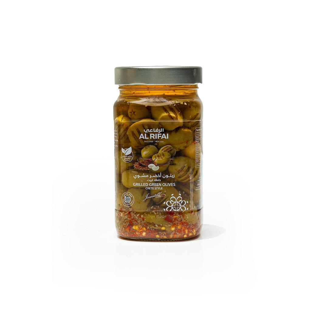 Grilled Green Olives - Crete Style 500g