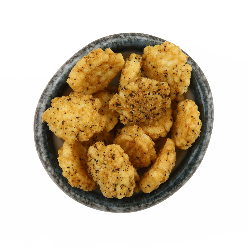 مقرمشات ارز بالفلفل الاسود