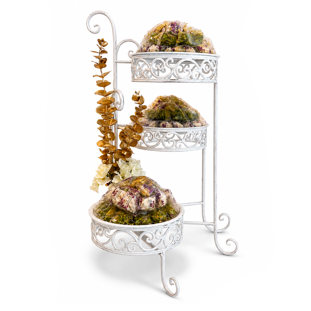Malban Mix– Three-Layered Round Tray