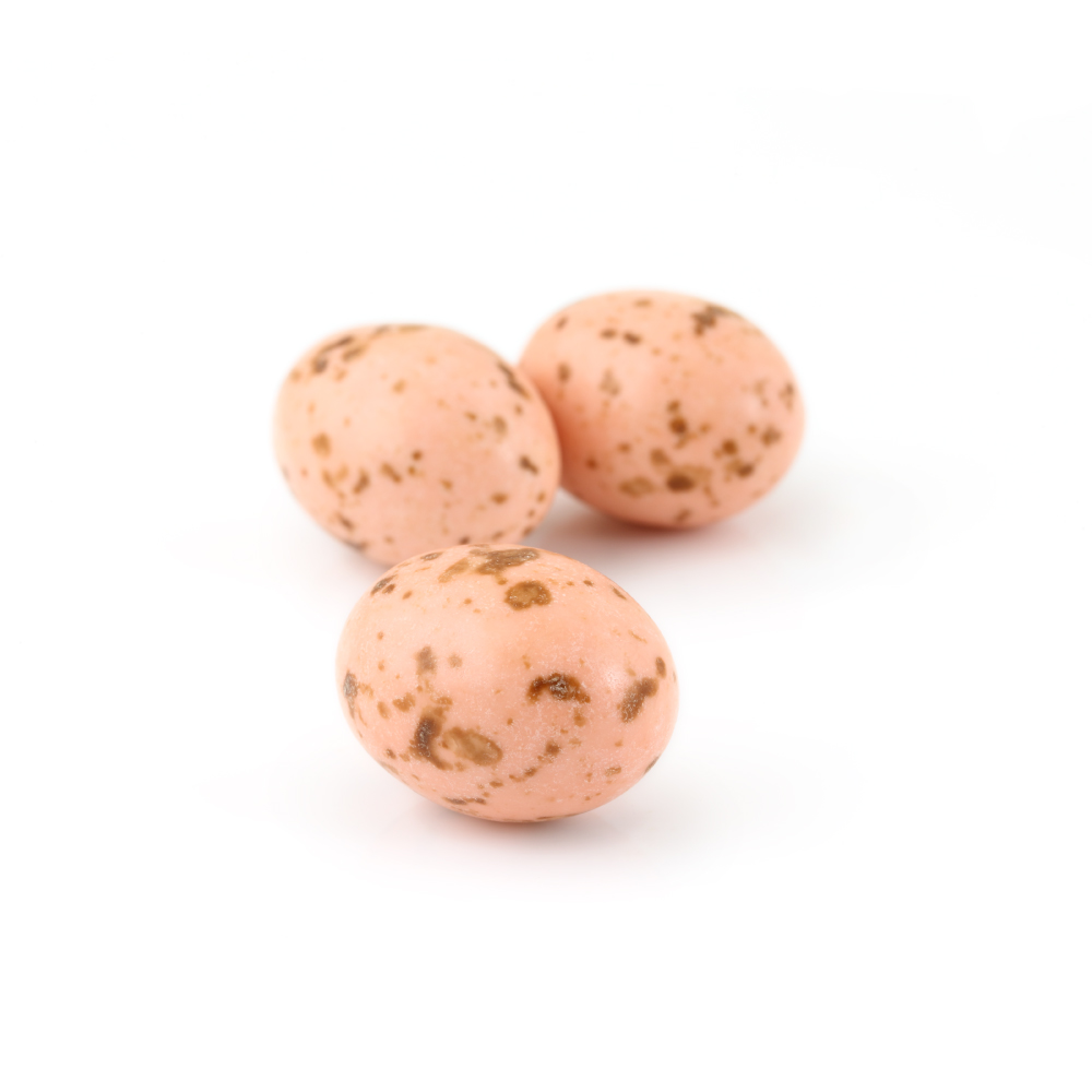 Hazelnut Chocolate Eggs with Praline (Pink)