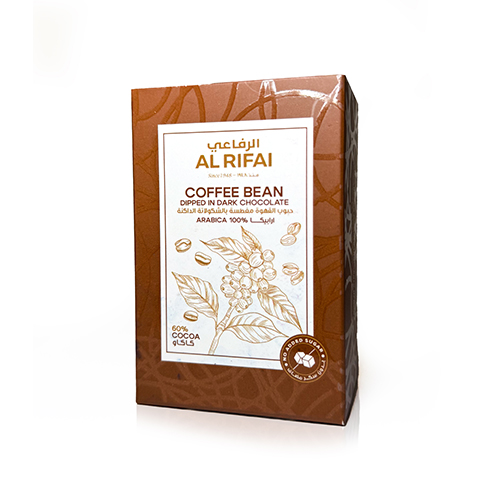 Coffee Bean Dipped in Raw Chocolate - No Added  Sugar